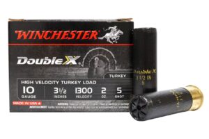 10 Gauge 3-1/2 Inch 2 oz #5 Shot Double X 10/Box