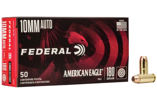 10mm Auto 180 gr FMJ American Eagle 50/Box