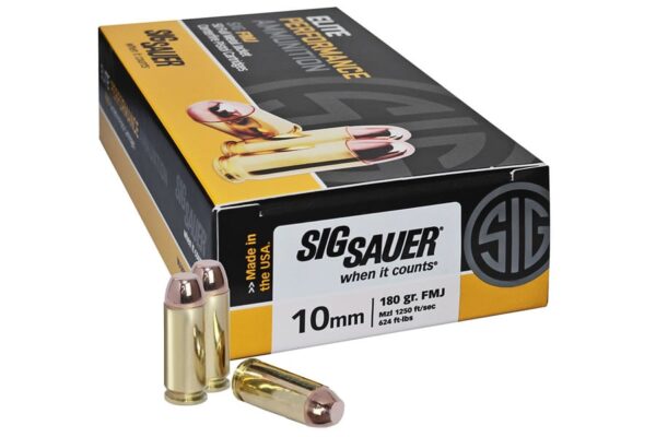10mm Auto 180 gr FMJ Elite Performance 50/Box