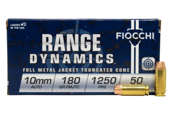 10mm Auto 180 gr FMJ Range Dynamics 50/Box