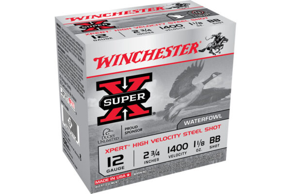12 GA 2 3/4 Inch 1 1/8 oz BB Super X Xpert Steel 25/Box