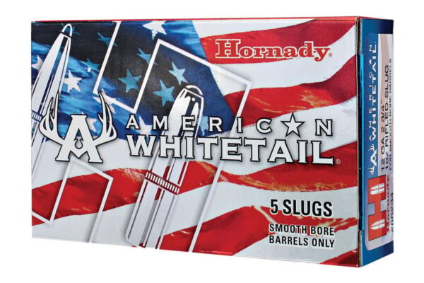 12 GA 2-3/4 inch 1 oz Rifled Slug American Whitetail 5/Box