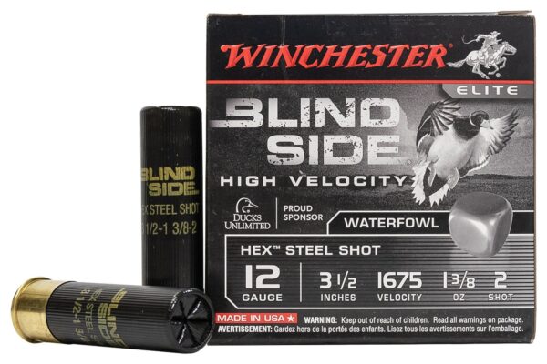 12 GA 3 1/2 Inch 1 3/8 oz 2 Shot Blind Side High Velocity 25/Box