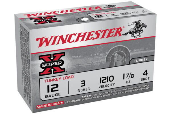 12 Ga 3 in 1-7/8 oz #4 Super X 10/Box