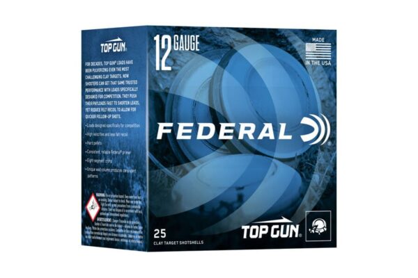 12 Gauge 2-3/4 1oz 7.5 Shot Top Gun Sporting 25/Box