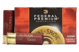 12 Gauge 2-3/4 in 00 Buckshot 9-Pellets Vital-Shok 5/Box