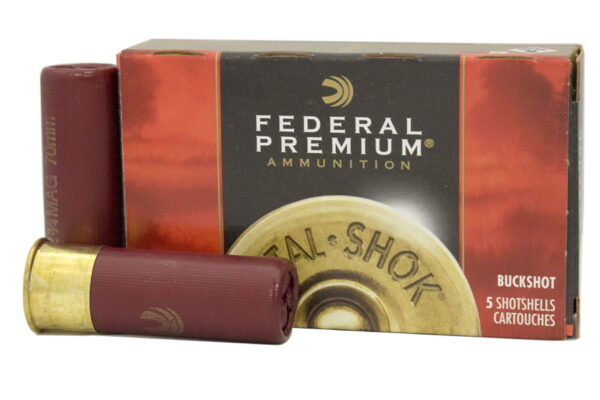 12 Gauge 2-3/4 in 12 Pellets 00 Buck Vital-Shok 5/Box