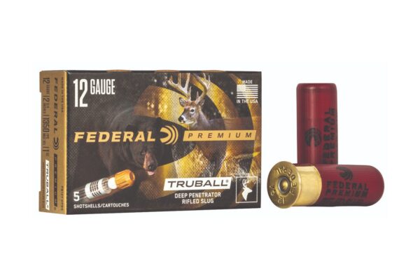 12 Gauge 2-3/4 Inch 1 oz TruBall Deep Penetrator Hollow Point Slugs 5/Box