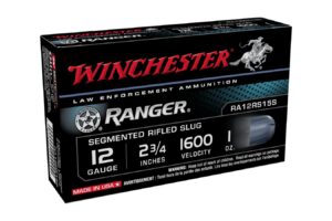 12 Gauge 2.75 Inch Segmented Rifle Slug Police Trade 5/Box