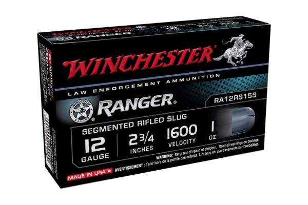 12 Gauge 2.75 Inch Segmented Rifle Slug Police Trade 5/Box