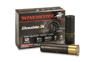 12 Gauge 3-1/2 In 2 oz 4 Shot High Velocity Turkey Load Double X 10/Box