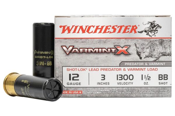 12 Gauge 3 in 1-1/2 oz BB Shot Varmint X 10/Box