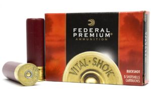 12 Gauge 3-in Magnum 10 Pellet 000 Buck Vital-Shok 5/Box