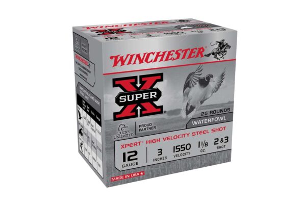 12 Gauge 3 Inch 1-1/8 oz. 3 Shot Super X XPert High Velocity Steel 25/Box