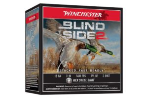 12 Gauge 3-Inch 1-3/8oz 2 Shot Blind Side II 25/Box