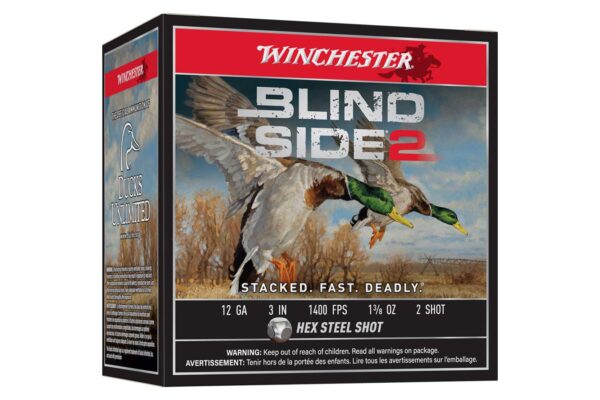 12 Gauge 3-Inch 1-3/8oz 2 Shot Blind Side II 25/Box