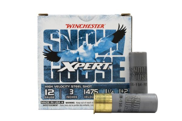 12 Gauge 3 Inch High Velocity Steel Shot Xpert Snow Goose 25/Box