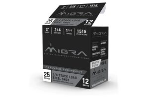 12 Gauge 3 Inch Steel STAXD Load 2/4 Shot 25/Box