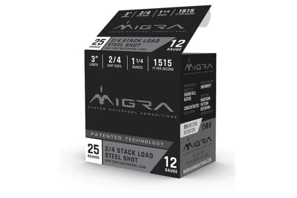 12 Gauge 3 Inch Steel STAXD Load 2/4 Shot 25/Box