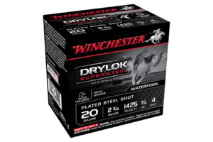 20 Gauge 2 3/4 Inch 4 Shot Shotshell DryLok Super Steel 25/Box