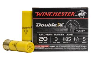 20 Gauge 3 in 1-1/4 oz 5-Shot Double X MAG Turkey Load 10/Box