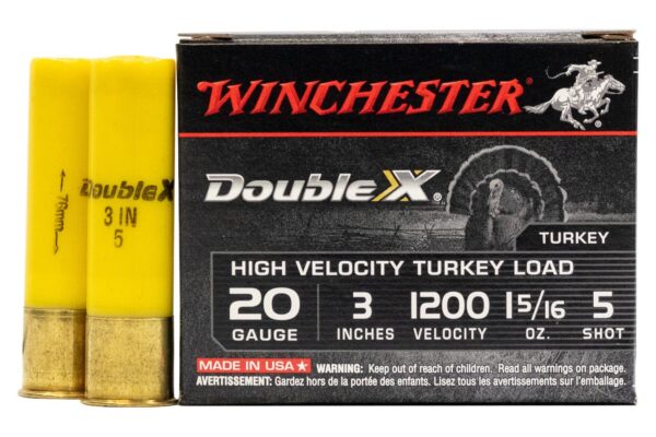 20 Gauge 3 in 1 5/16 oz 5 Shot Double X 5/Box