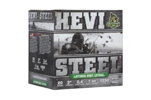 20 Gauge 3 in 2 & 4 Shot Size Hevi-Steel25/Box