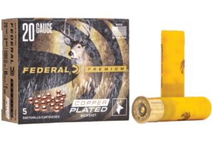 20 Gauge 3 Inch 18 Pellet #2 Buck Vital-Shok Buckshot 5/Box