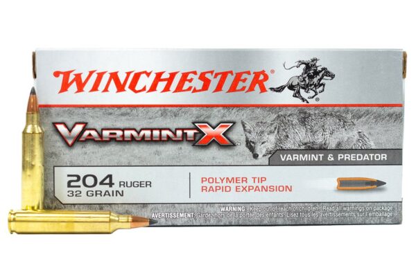 204 Ruger 32 gr Polymer Tip Varmint X 20/Box