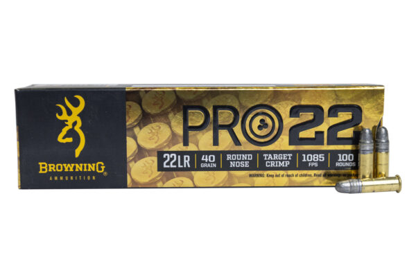 22 LR 40 Gr Lead Round Nose Pro22 Rimfire 100/Box