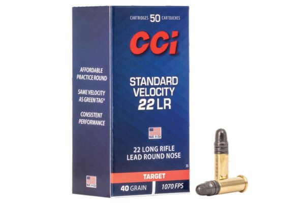 22 LR 40 gr LRN Standard Velocity 50/Box