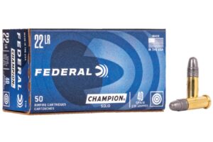 22 LR 40 gr Solid Champion 50/Box