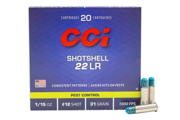 22 LR Shotshell 31 gr #12 Shot 20/Box