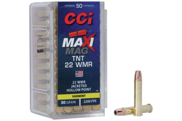 22 WMR 30 gr TNT JHP Maxi-Mag 50/Box