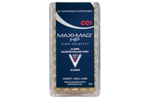 22 WMR 40 gr JHP Maxi-Mag 50/Box