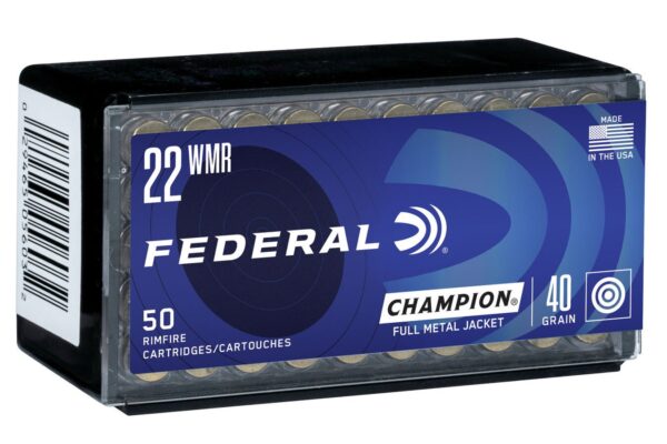 22 WMR 40 Grain FMJ Champion Training 50/Box