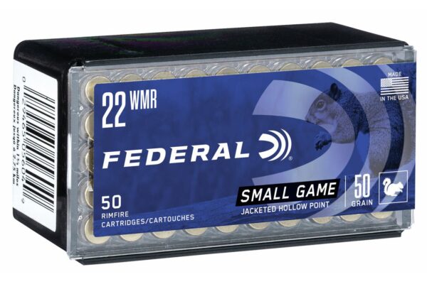 22 WMR 50 gr Jacketed Hollow Point Small Game 50/Box