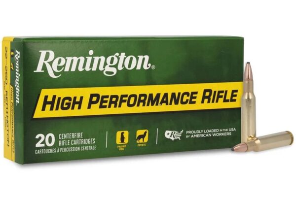 222 Rem 50 gr Pointed SP High Performance Rifle 20/Box