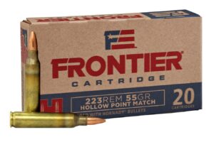 223 Rem 55 gr Hollow Point Match Frontier 20/Box