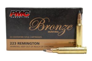 223 Rem 55 gr PSP Bronze 20/Box