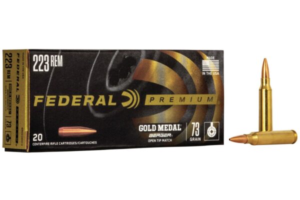 223 Rem 73 gr Gold Medal Berger BT Target 20/Box