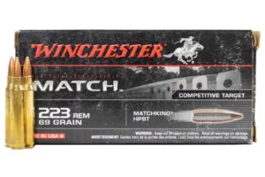 223 Remington 69 gr Matchking HPBT Competitive Target 20/Box