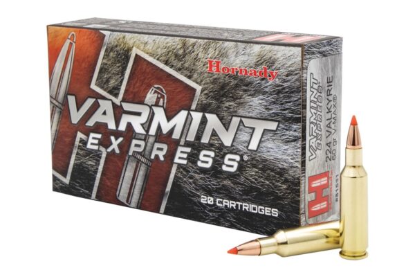 224 Valkyrie 60 gr V-Max Varmint-Express 20/Box