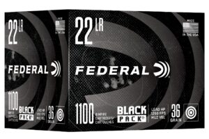 22LR 36 gr Lead Hollow Point Limited Edition Black Pack 1100 Round Brick