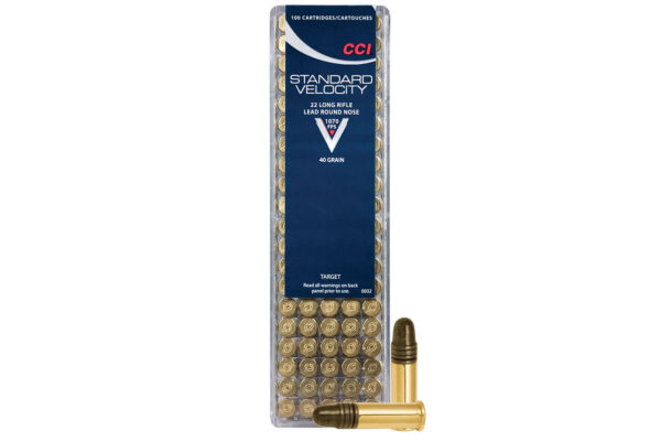 22LR 40 gr Lead Round Nose Standard Velocity 100/Box