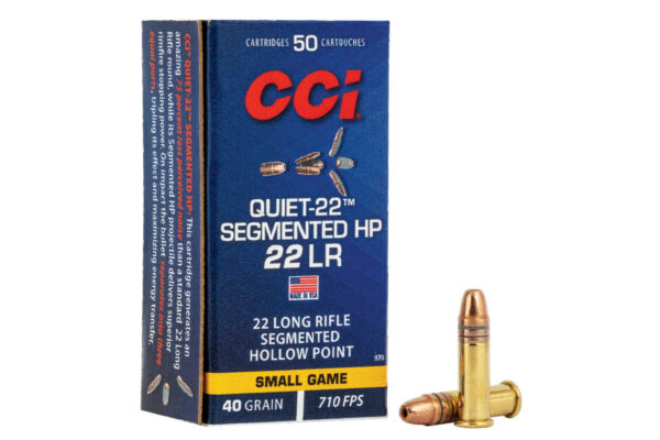 22LR 40 gr Segmented Hollow Point Small Game 50/Box