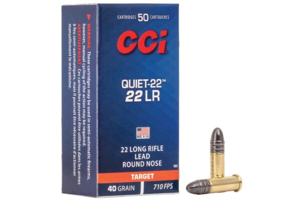 22LR 40gr LRN Quiet-22 50/Box