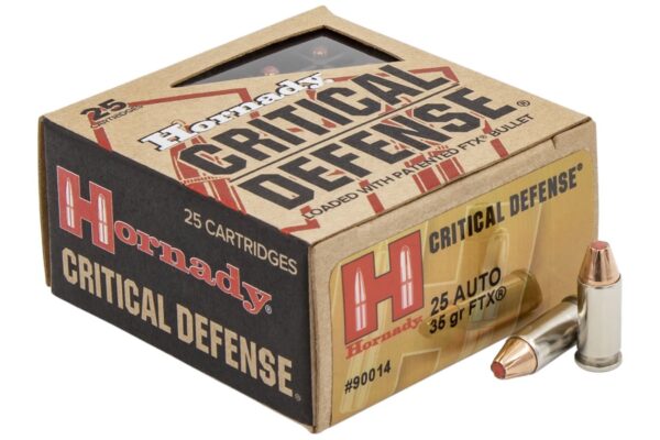 25 Auto 35 gr FTX Critical Defense 25/Box