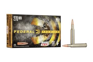 270 WIN 130 gr Barnes TSX Hollow Point 20/Box