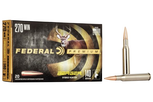 270 WIN 140 gr Berger Hybrid Hunter 20/Box